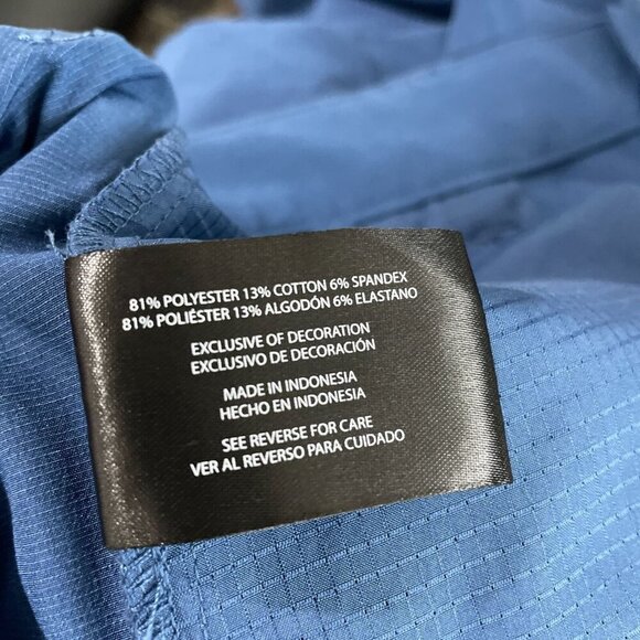 NEW Banana Republic Men's 36x10 Comfort Flat Front Shorts Stretch Polyester Blue - Picture 6 of 7